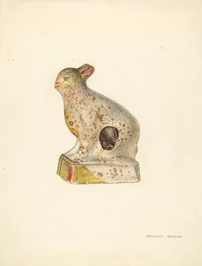 Chalkware Rabbit