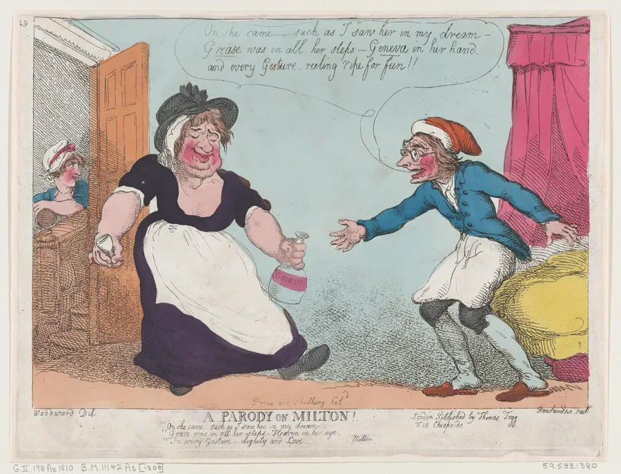 A Parody on Milton by Thomas Tegg
