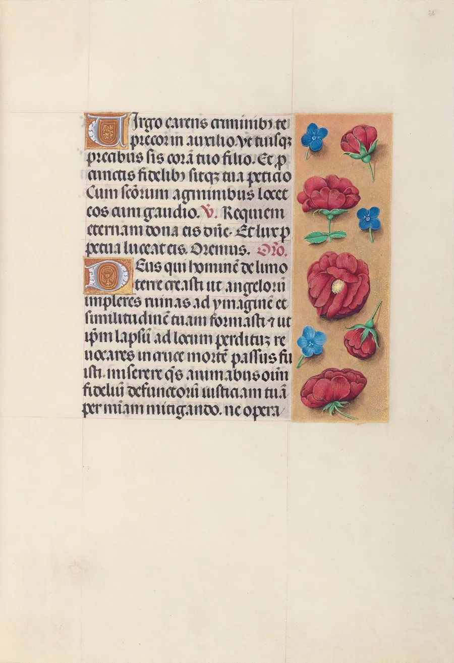 Hours of Queen Isabella the Catholic, Queen of Spain:  Fol. 28r by Master of the First Prayerbook of Maximillian