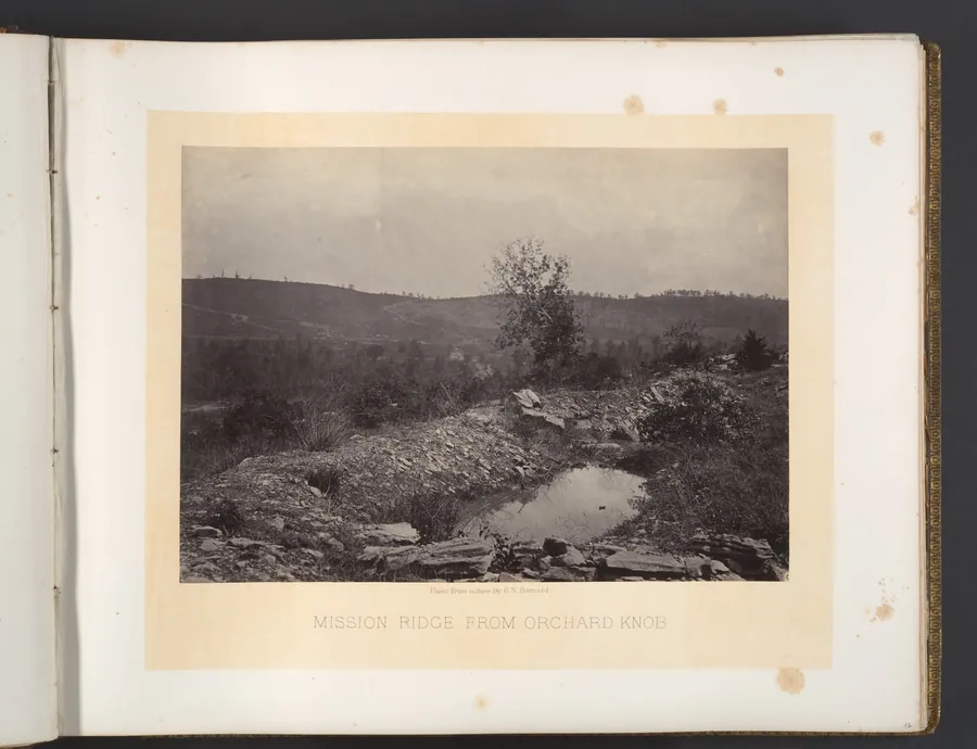 Mission Ridge from Orchard Knob by George N. Barnard