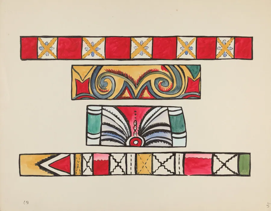 Plate 49: From Portfolio "Spanish Colonial Designs of New Mexico" by American 20th Century