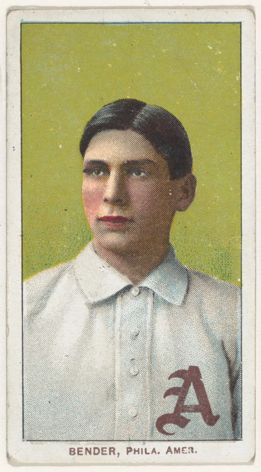 Bender, Philadelphia, American League, from the White Border series (T206) for the American Tobacco Company by American Tobacco Company