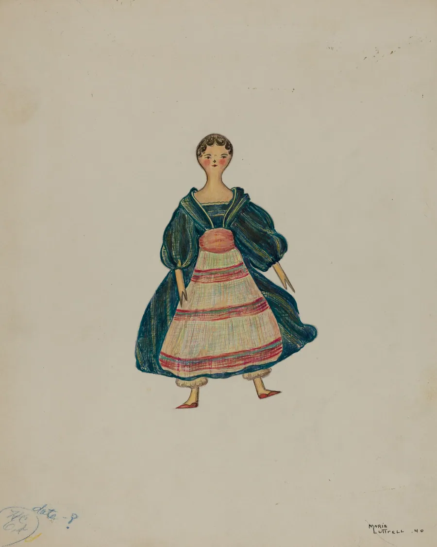 Wooden Doll by Marie Lutrell