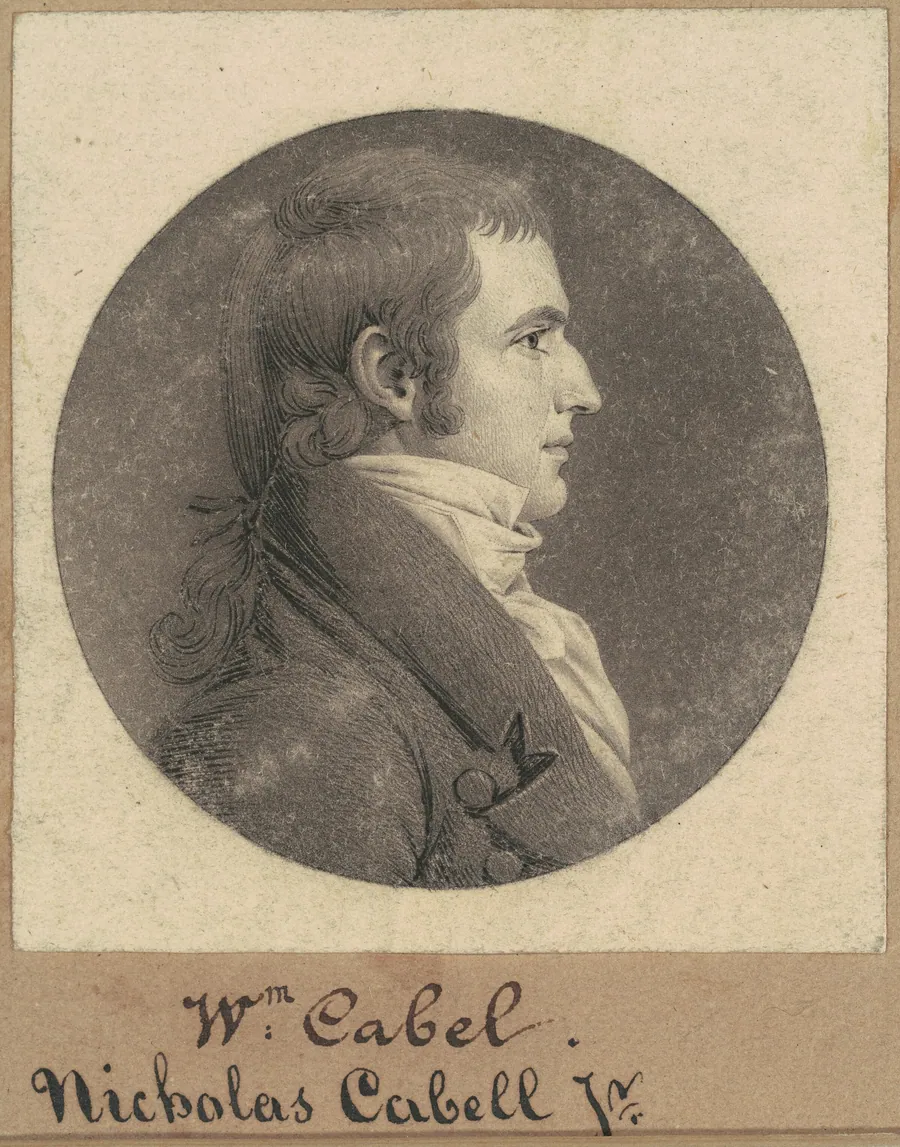 Nicholas Cabell, Jr. by Charles B. J. Févret de Saint-Mémin