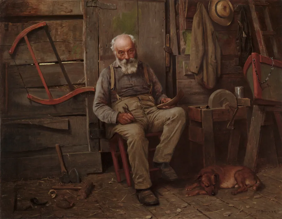 A Builder of Boats by John George Brown