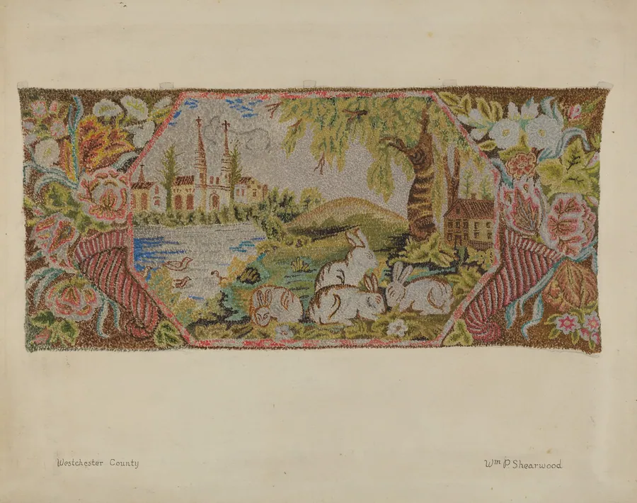 Hooked Rug by William P. Shearwood