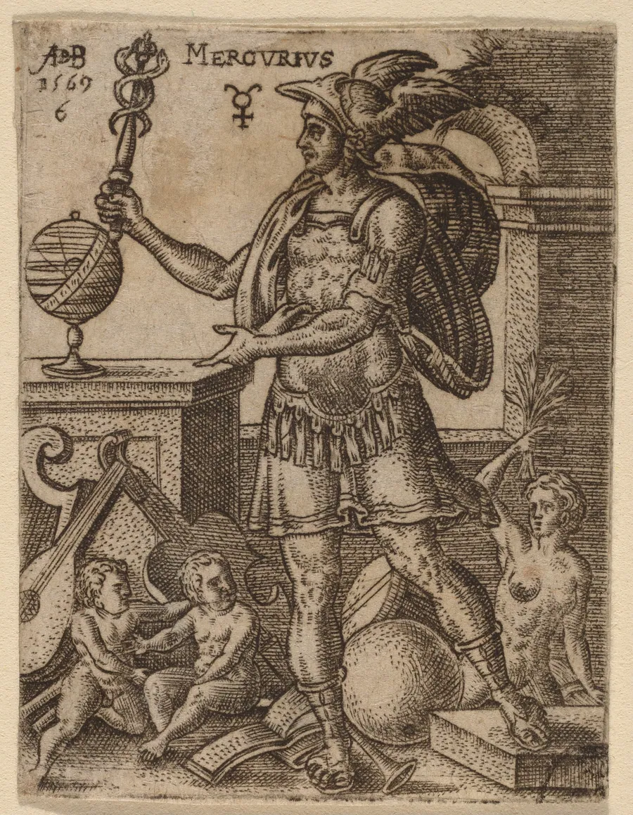 Mercury by Abraham de Bruyn