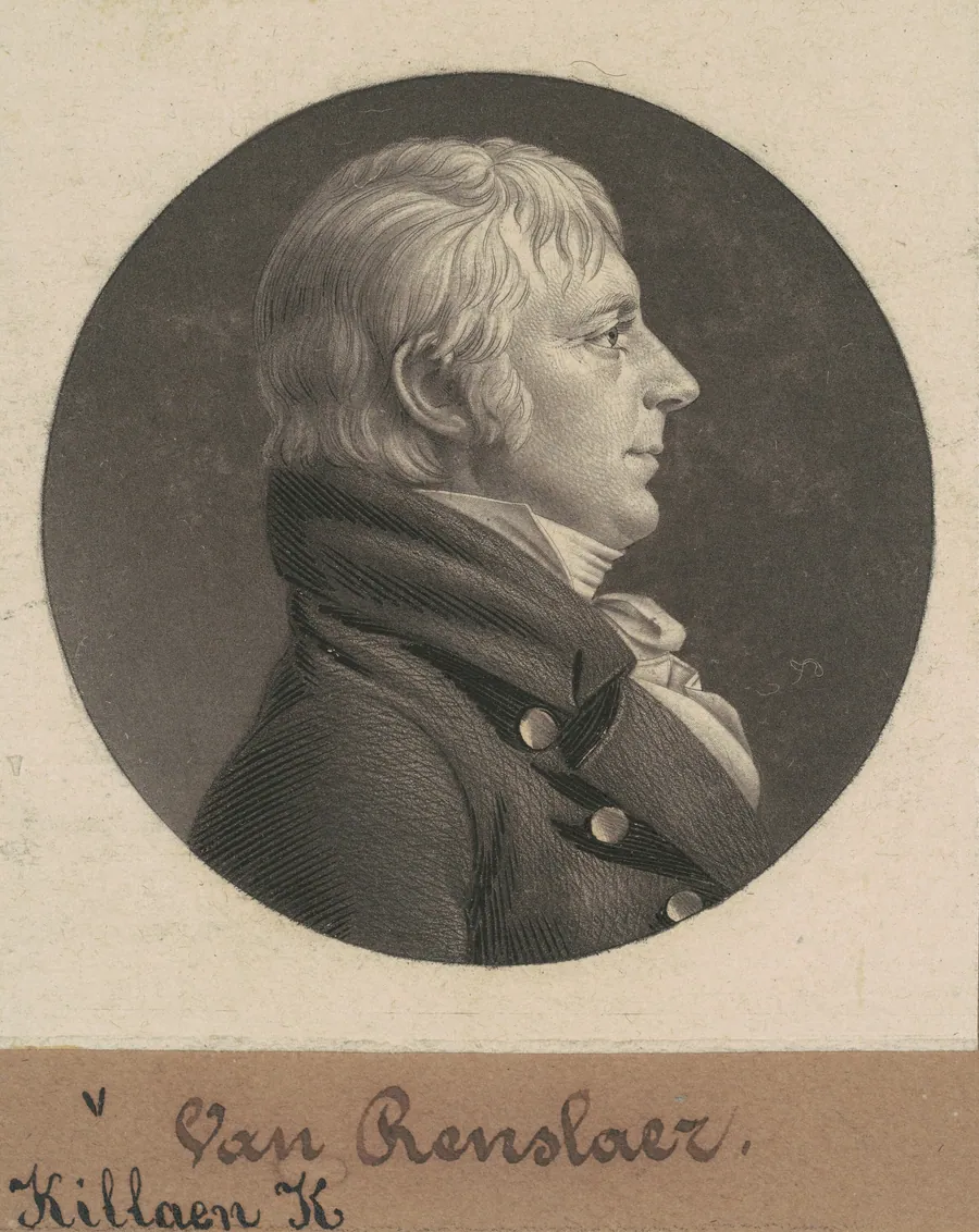 Kiliaen Kiliaen Van Rensselaer by Charles B. J. Févret de Saint-Mémin