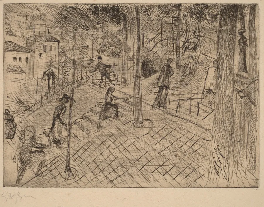 Montmarte by Rudolf Grossman