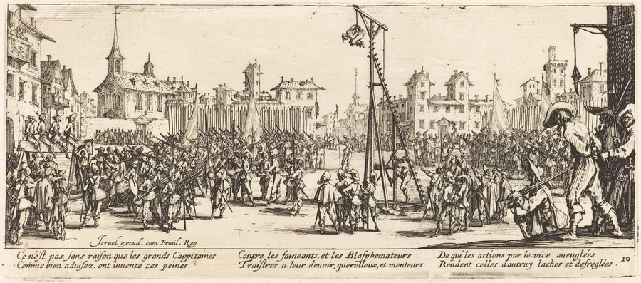 The Strappado by Jacques Callot