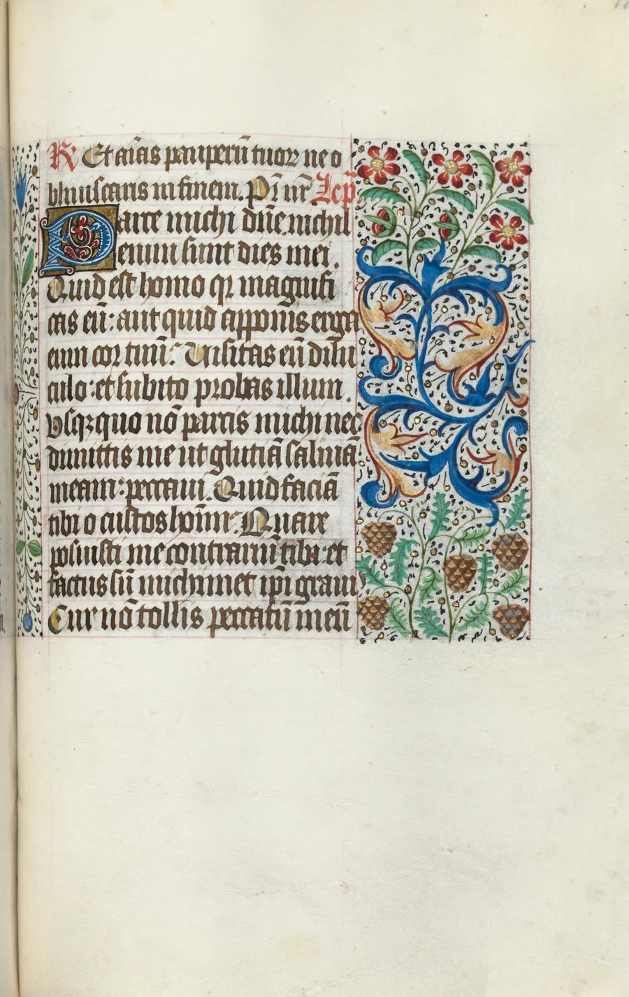 Book of Hours (Use of Rouen): fol. 115r by Master of the Geneva Latini