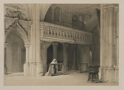 Sketches in Belgium and Germany, Volume I: Nönnberg Convent, Salzburg