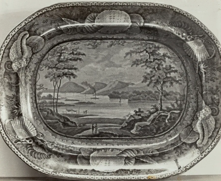 Platter - "Lake George" by Helmut Hiatt