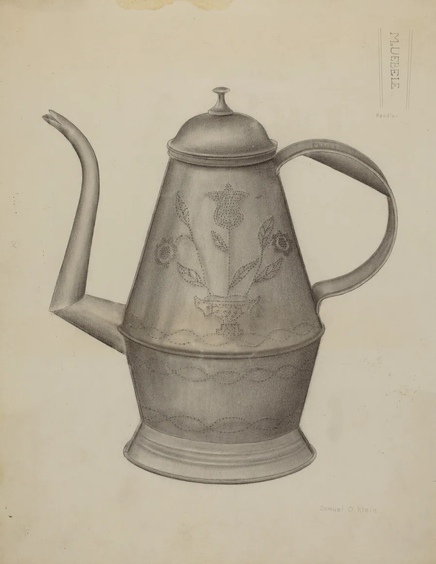 Pa. German Coffee Pot by Samuel O. Klein