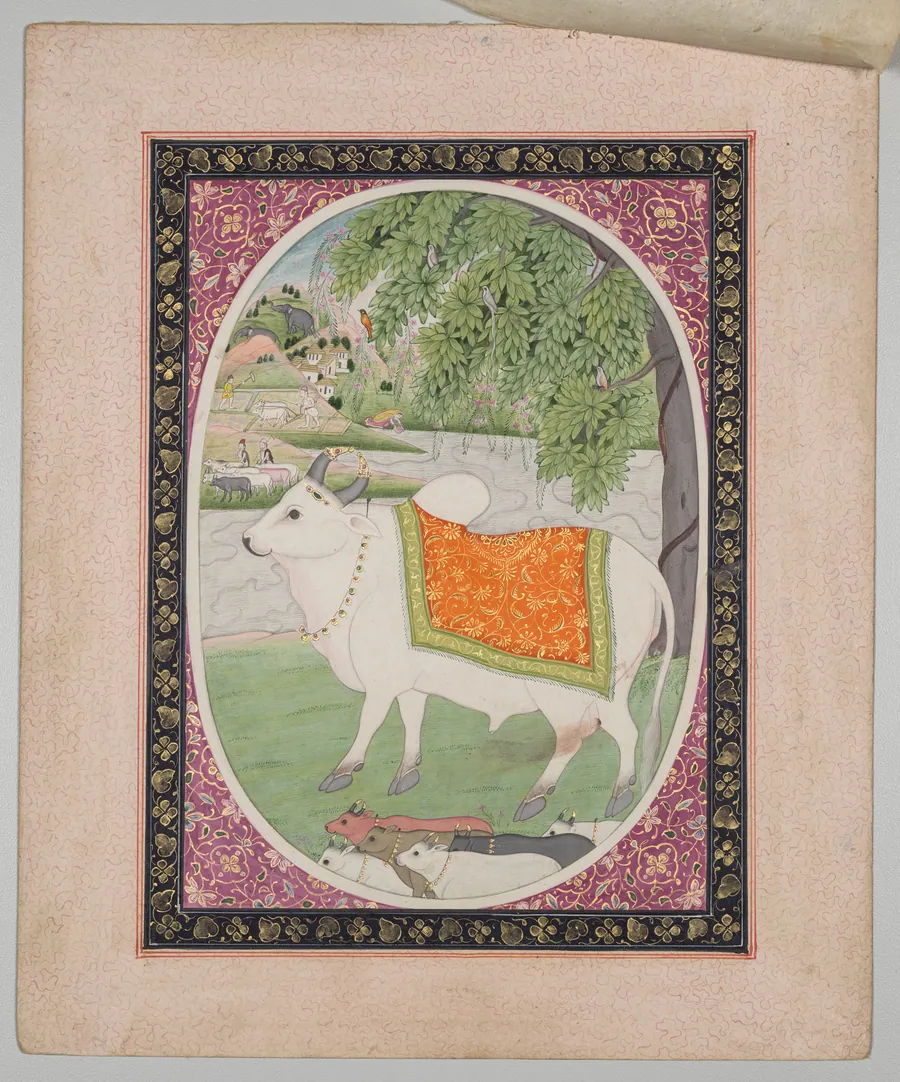 Taurus, from a "Mandi Astrology Series" by Sanju