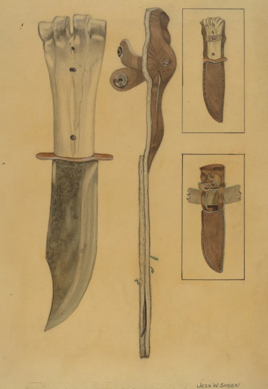 Sheath Knife by Jesse W. Skeen