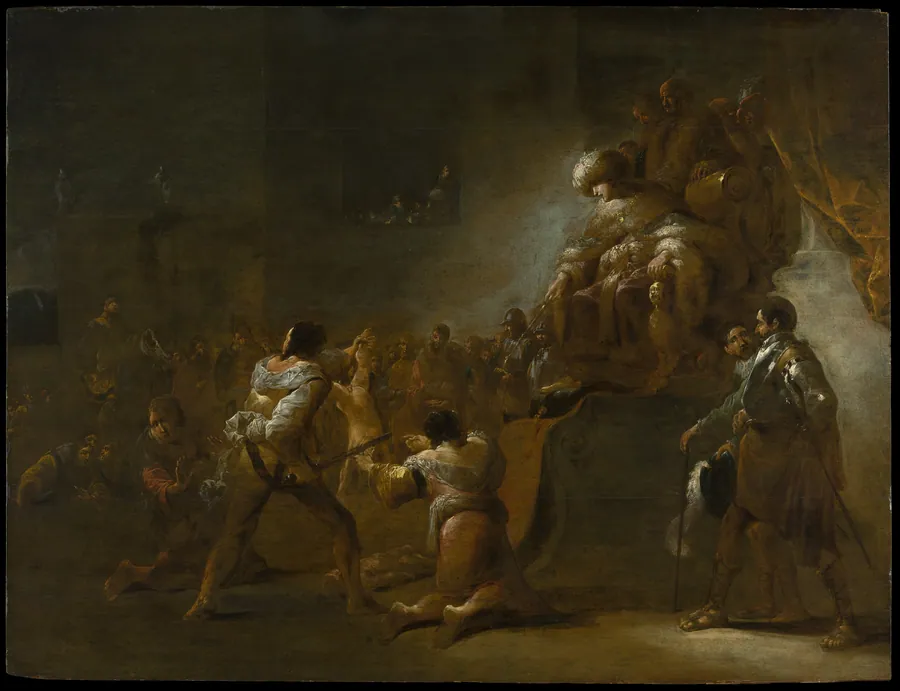 The Judgment of Solomon by Leonaert Bramer