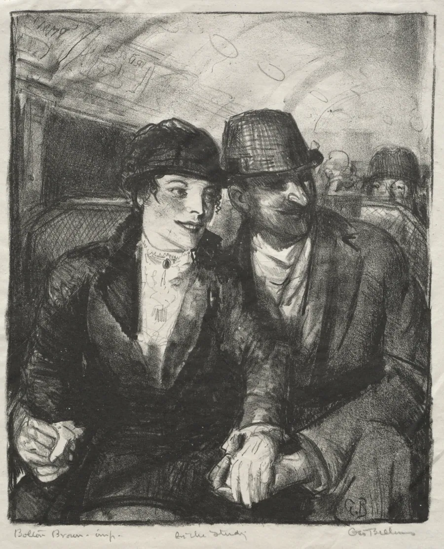 In the Subway by George Bellows