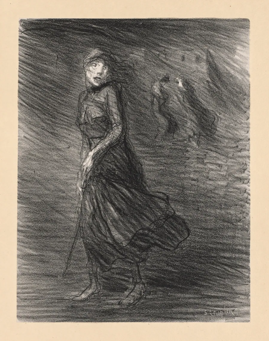 In the Street (Dans la Rue) by Théophile Alexandre Steinlen