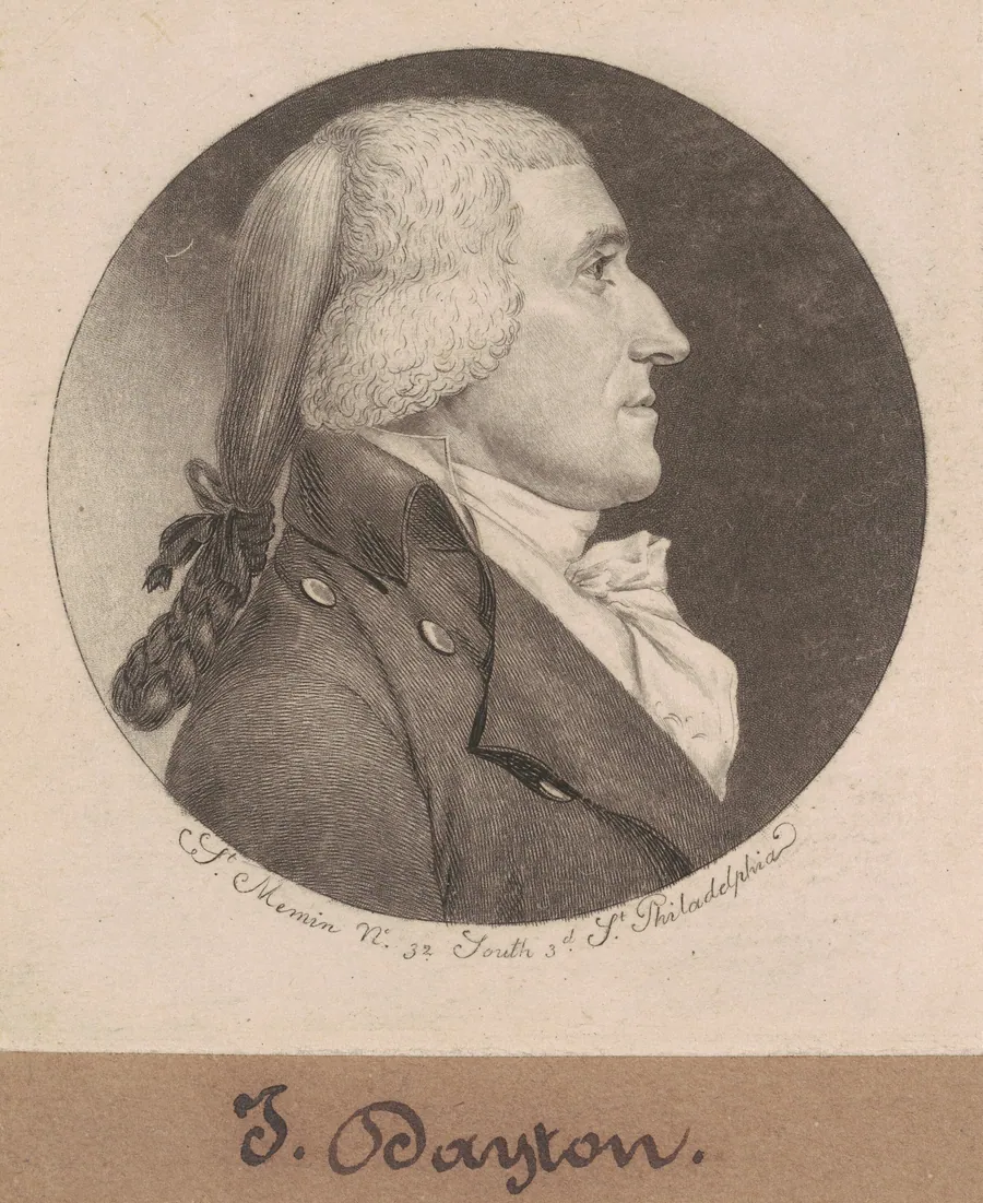 Jonathan Dayton by Charles B. J. Févret de Saint-Mémin