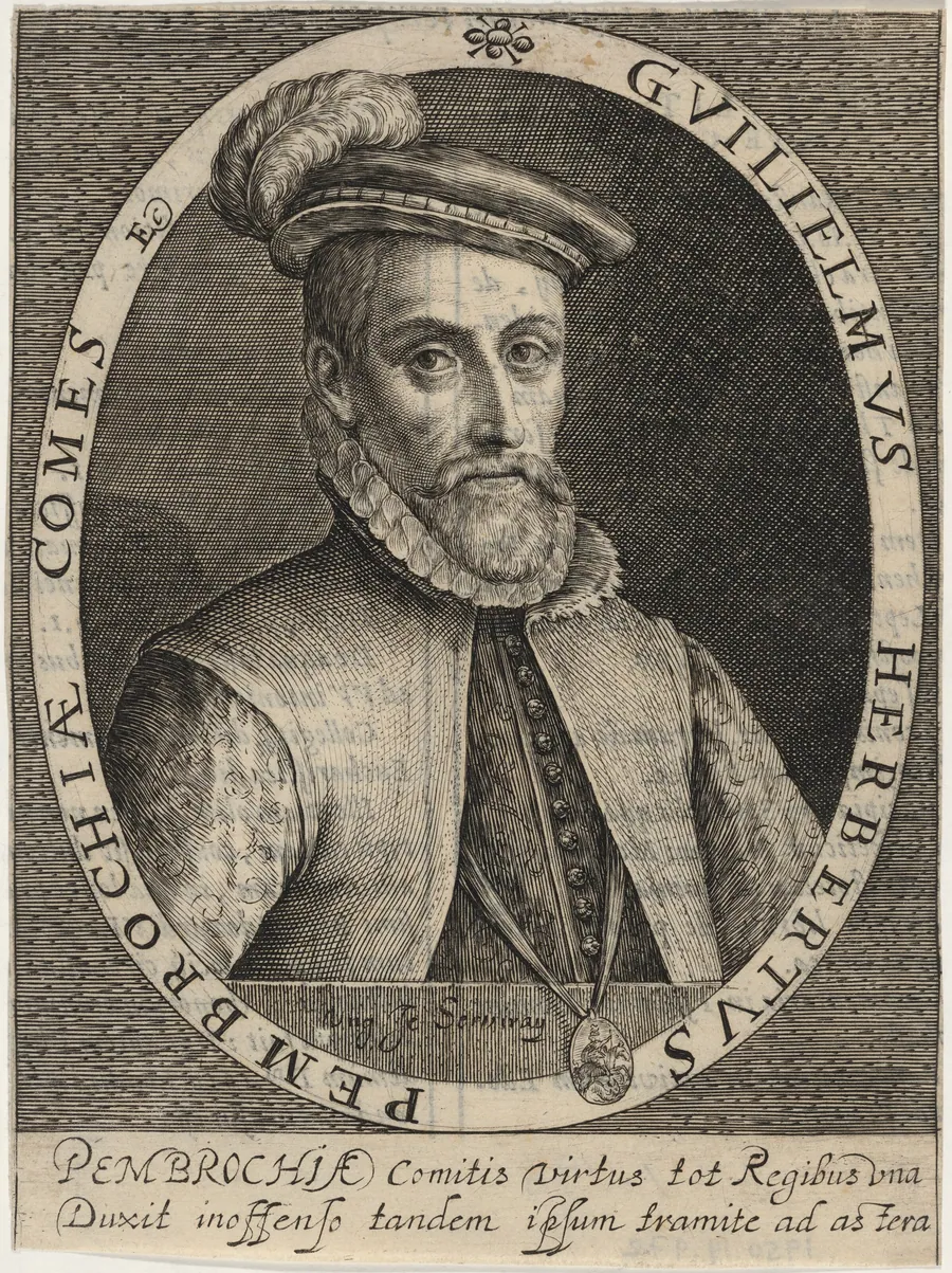 William Herbert, First Earl of Pembroke by Magdalena van de Passe
