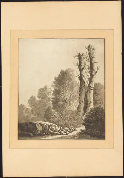 Landscape with Two Trees