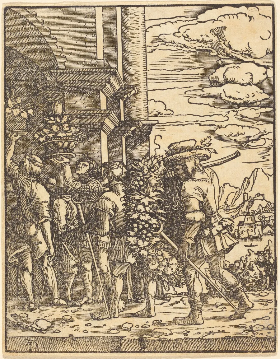 Joshua and Caleb by Albrecht Altdorfer