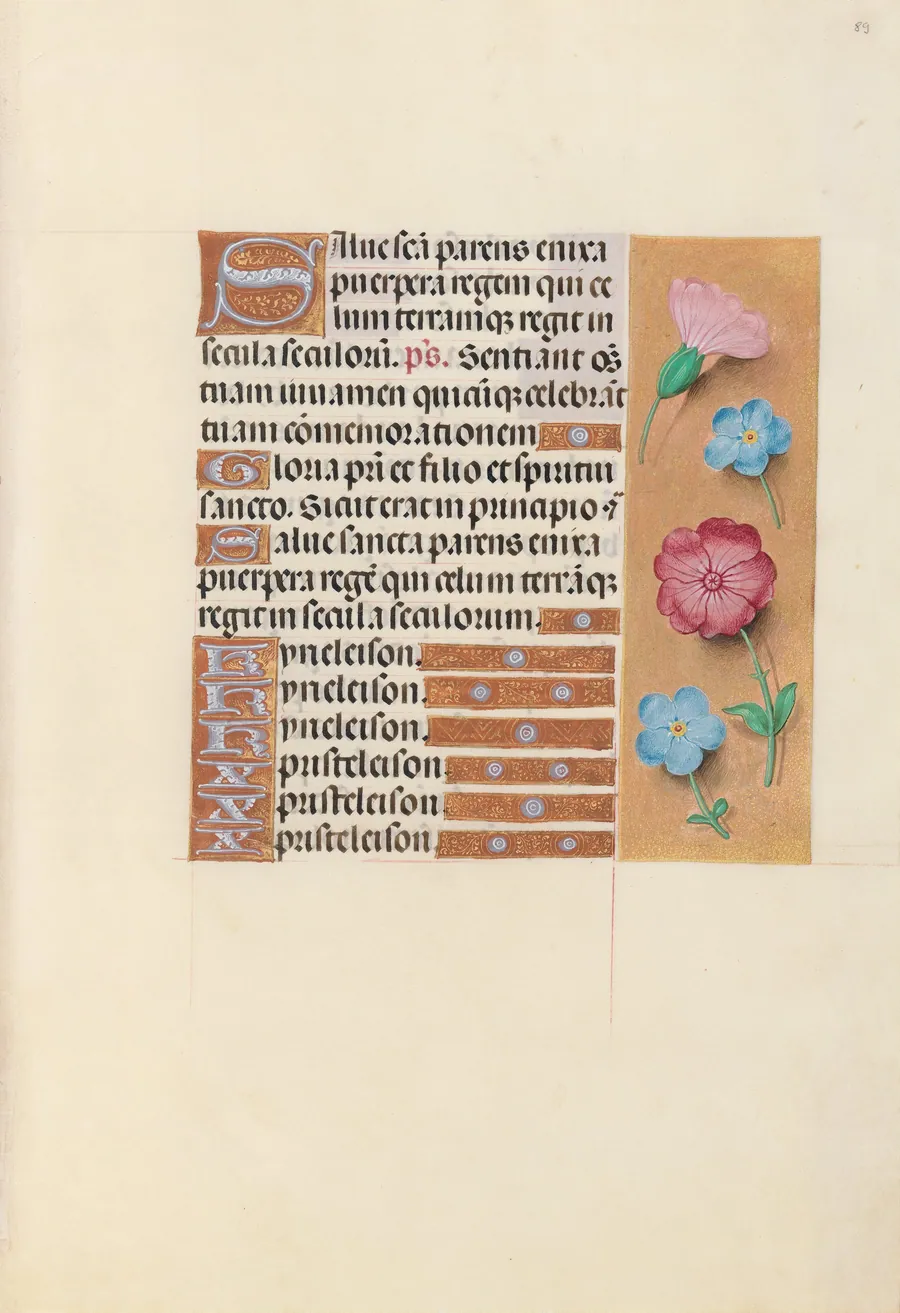 Hours of Queen Isabella the Catholic, Queen of Spain:  Fol. 89r by Master of the First Prayerbook of Maximillian