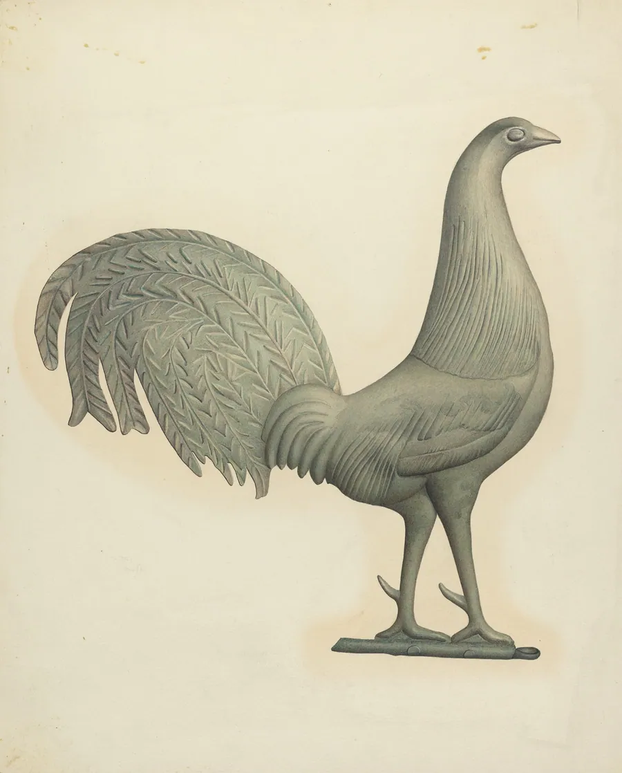 Rooster Weather Vane by Robert Pohle