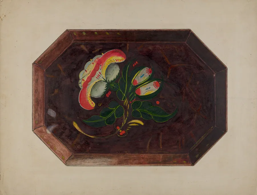 Toleware Tray by Raymond McGough