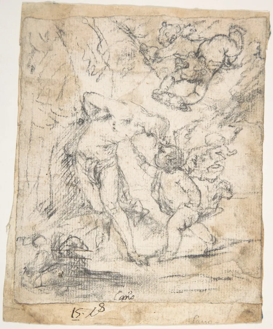 Angels Ministering to St. Sebastian by Alonso Cano