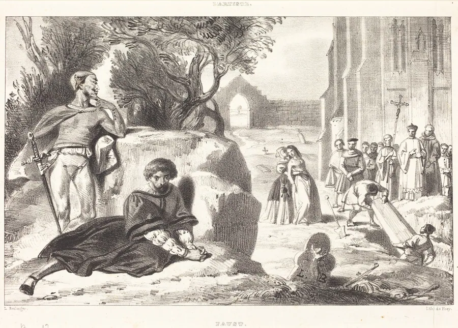 Scenes from Faust by Louis-Candide Boulanger