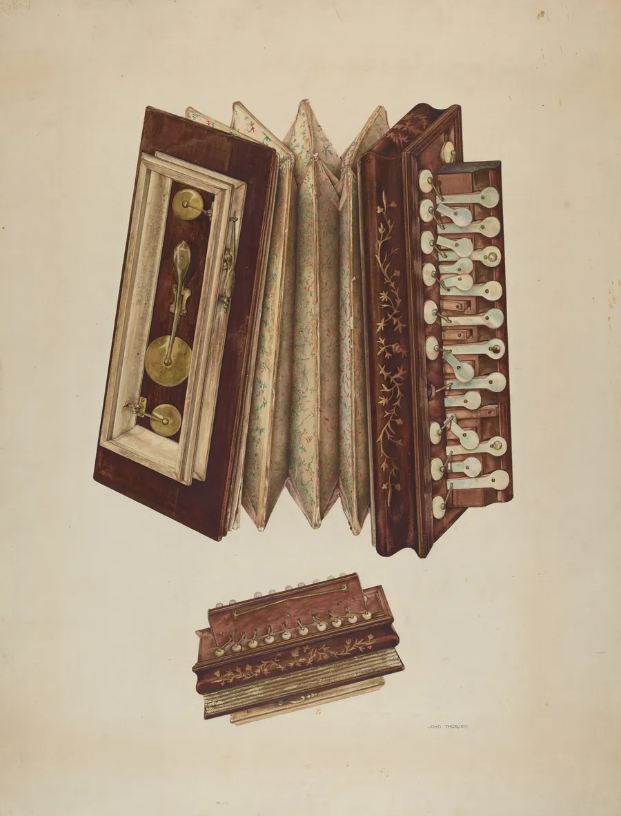 Woman's Accordian by John Thorsen