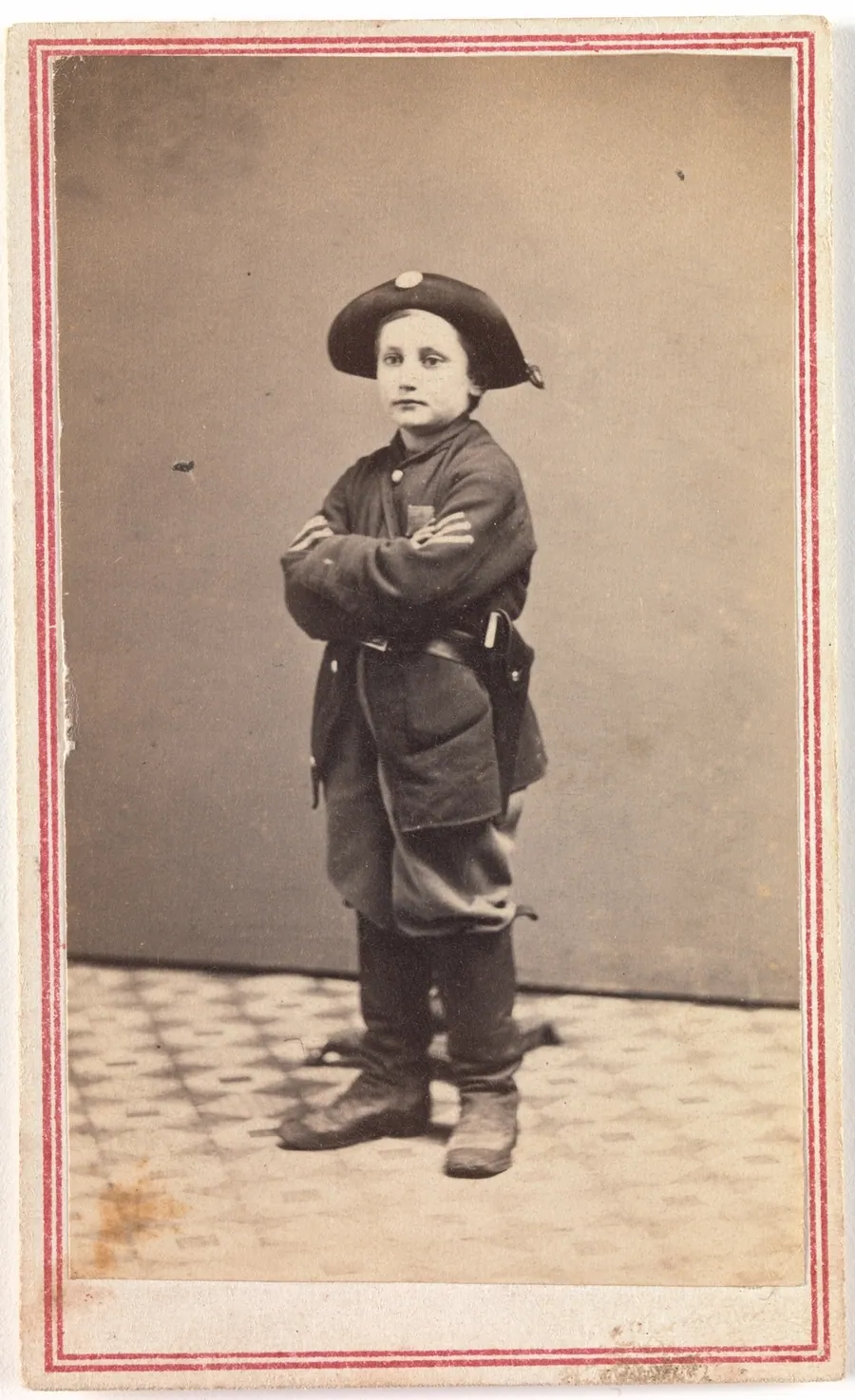 Sergeant John Lincoln Clem, The Drummer Boy of Chickamauga by Morse & Peaslee, Gallery of the Cumberland