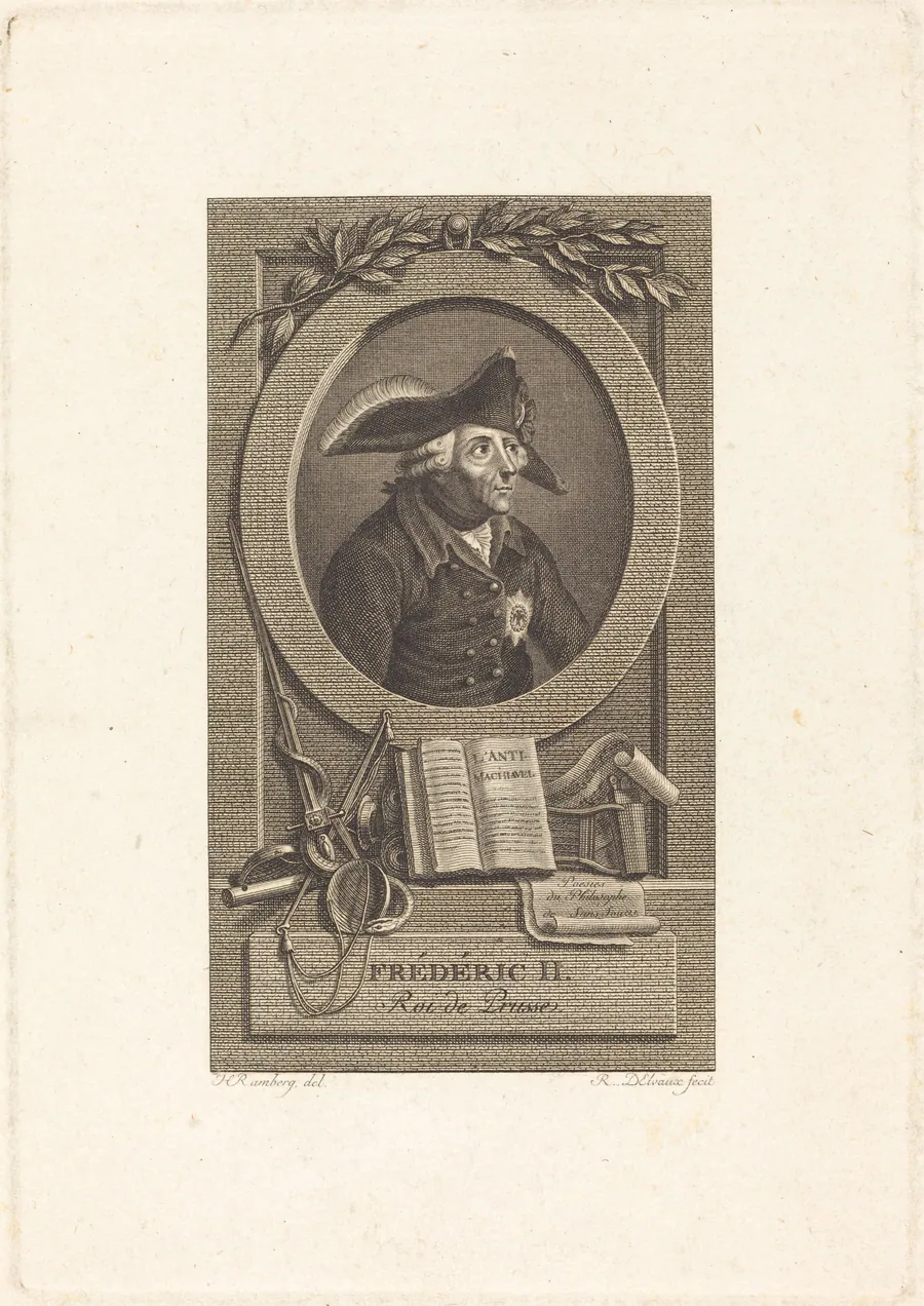 Frederick the Great, King of Prussia by Remi-Henri-Joseph Delvaux