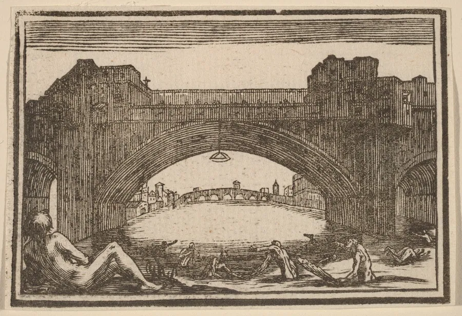Ponte Vecchio, Florence by Edouard Eckman