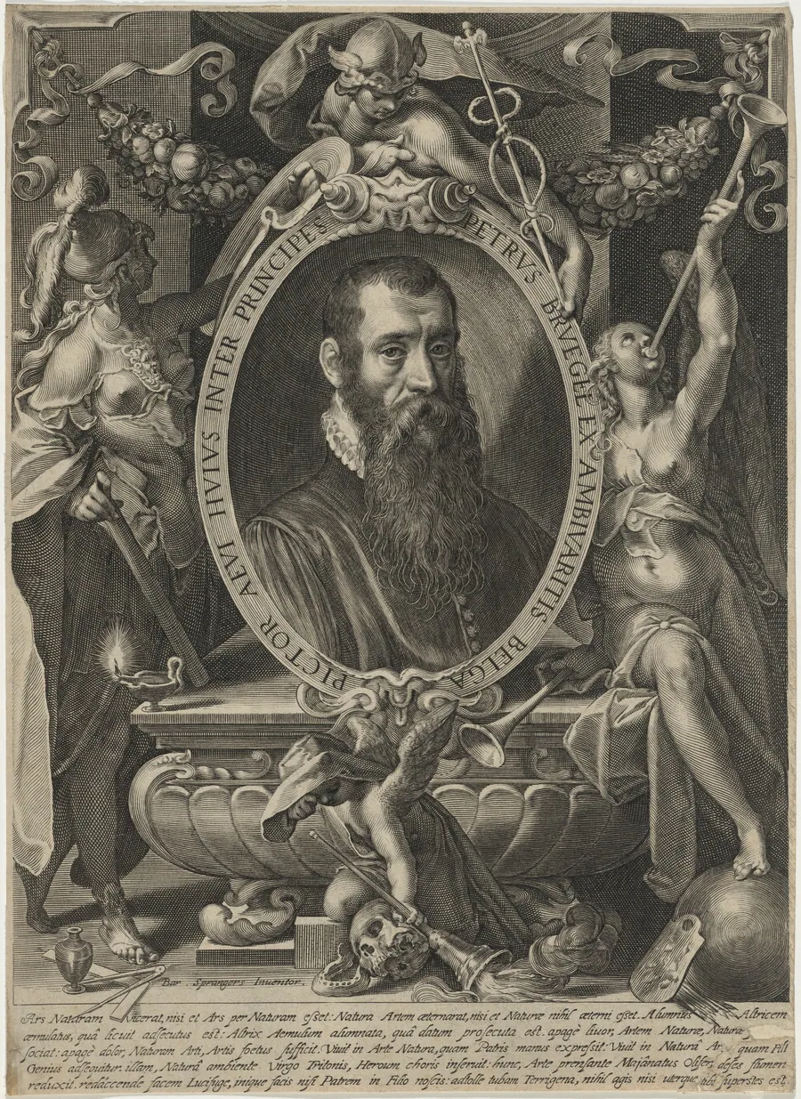 Peter Brueghel by Aegidius Sadeler II