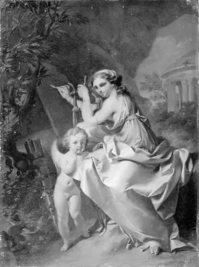 Sappho og Cupido