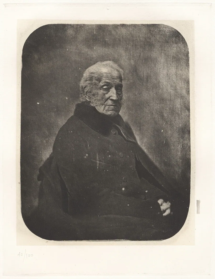 Planche X – Portrait du Prince Adam Georges Czartorisky, d'après Nadar (Plate X – Portrait of Prince Adam Georges Czartorisky, by Nadar) by Charles Nègre