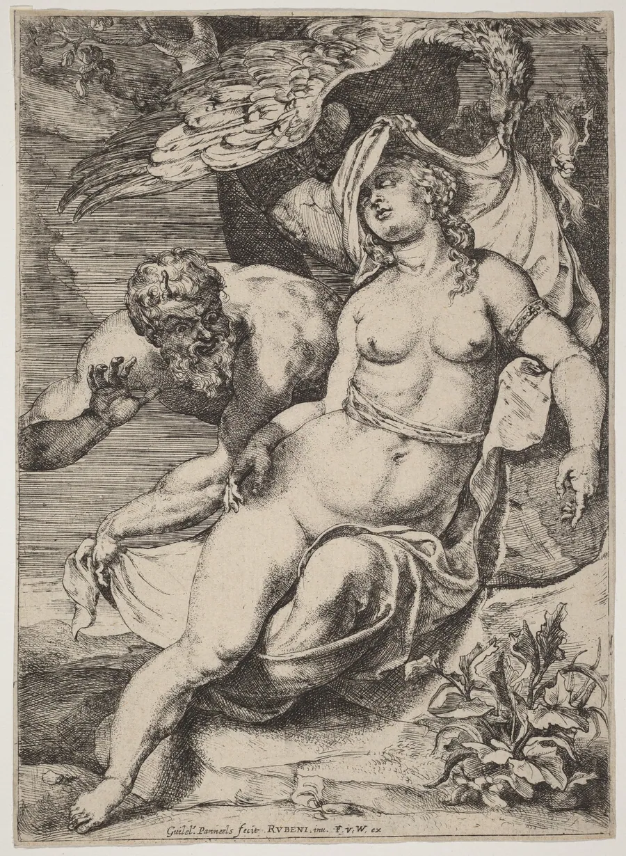 Jupiter and Antiope by Willem Panneels