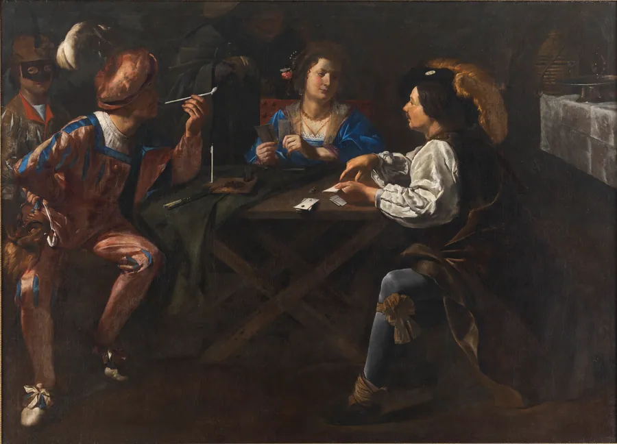 Kortspillere by Gerard van Kuijl