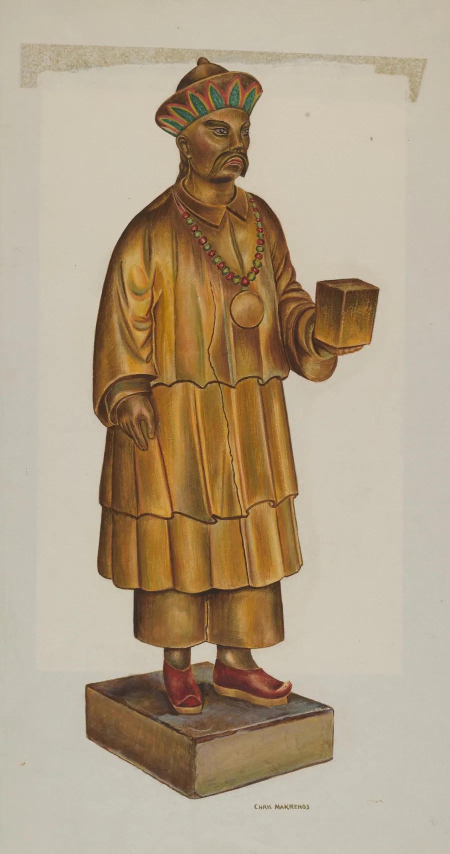 Tea Store Figure by Chris Makrenos