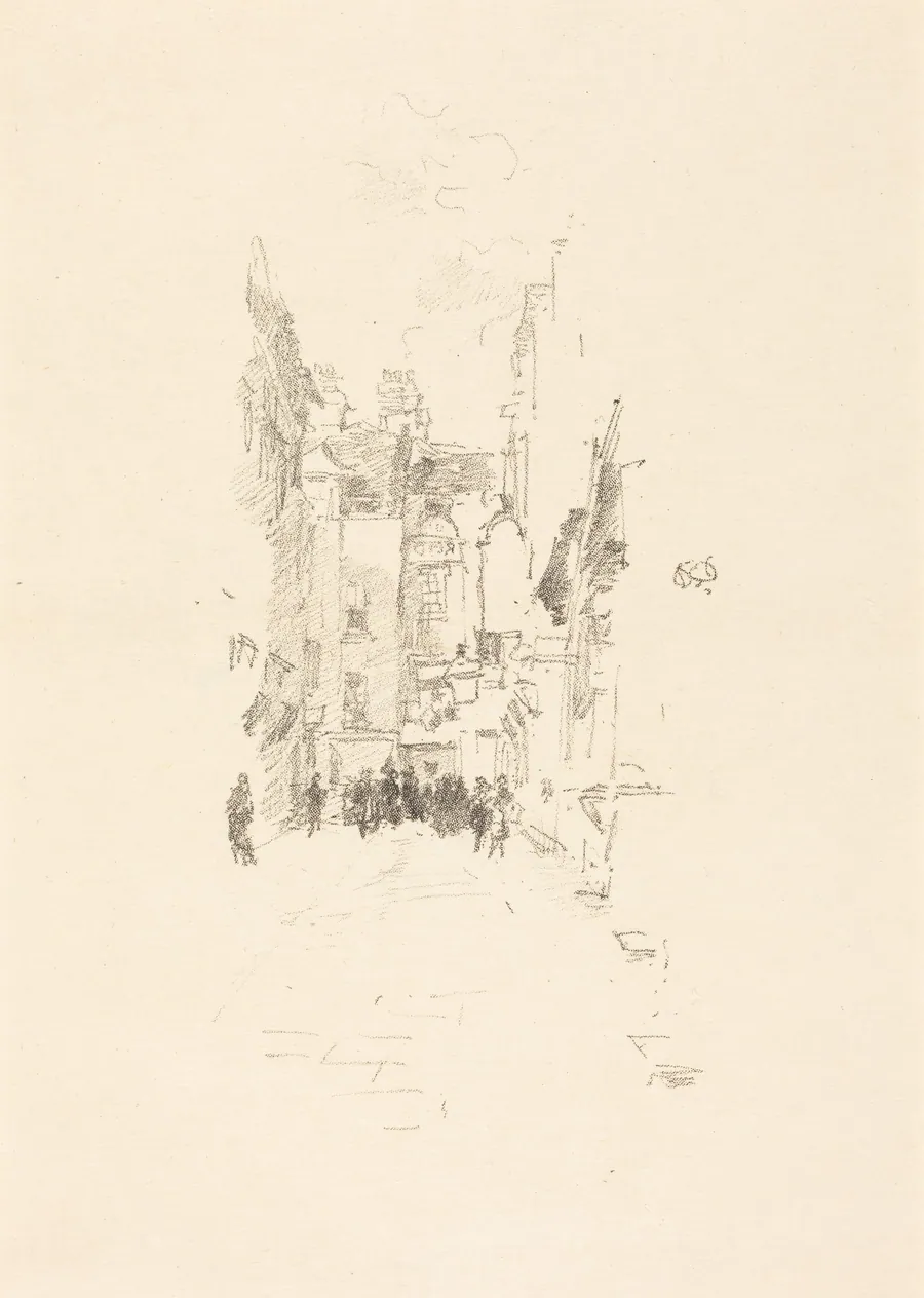 Little Court, Cloth Fair by James McNeill Whistler