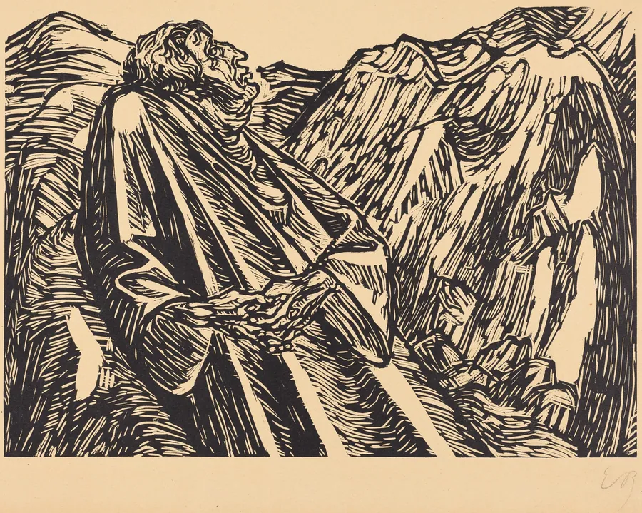 The Cliffs by Ernst Barlach