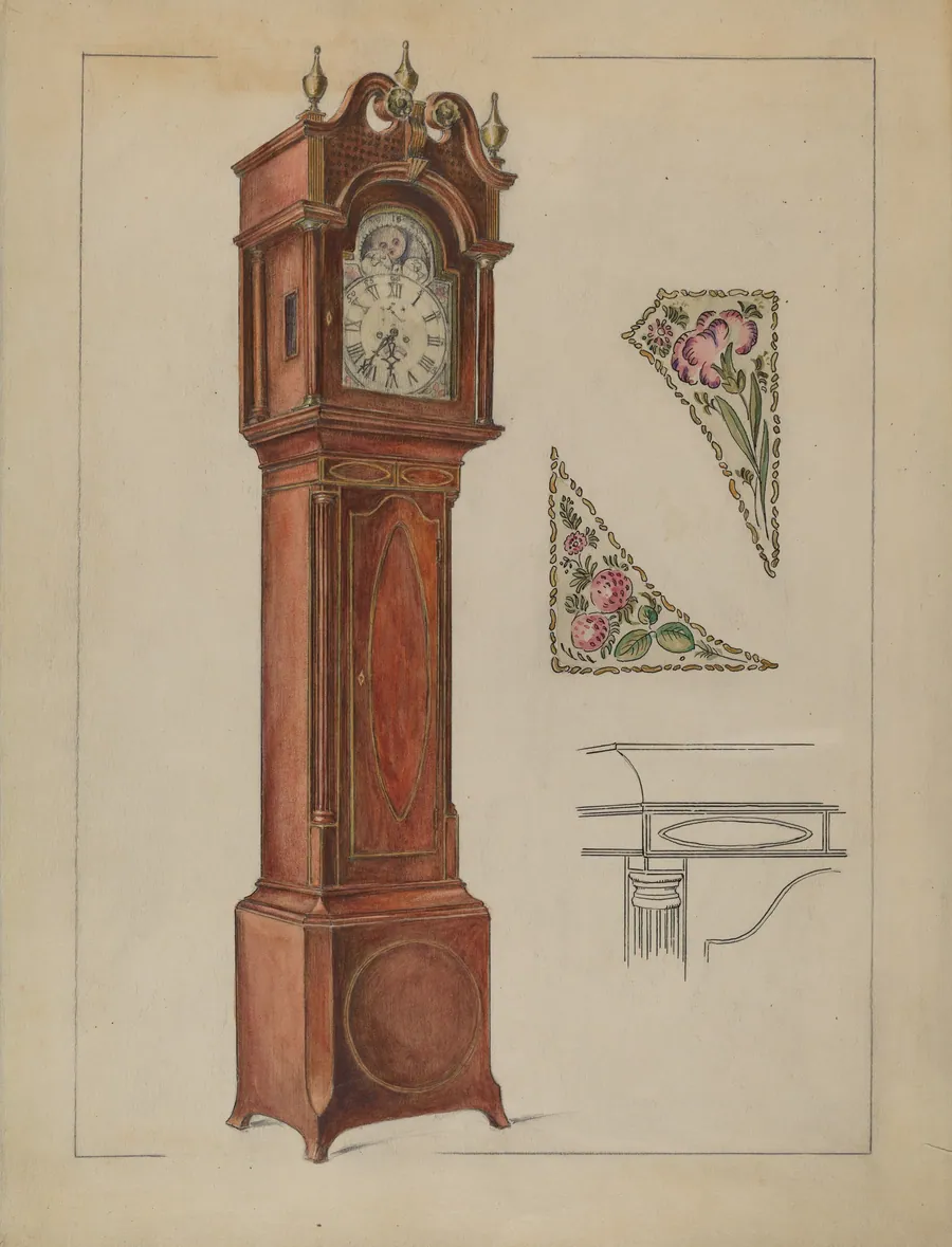 Tall Clock by Elizabeth Curtis