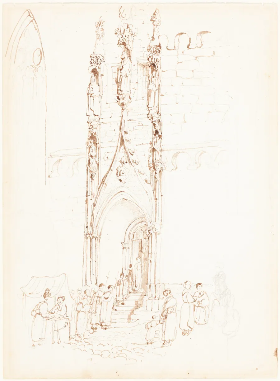 A Gothic Arch by John Skinner Prout
