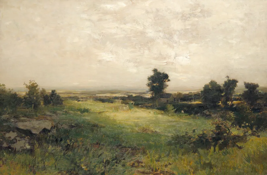 Housatonic Valley by Alexander H. Wyant, born Evans Creek, OH 1836-died New York City 1892