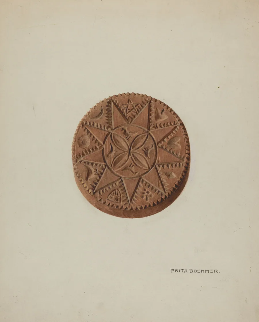 Zoar Buttermold by Fritz Boehmer