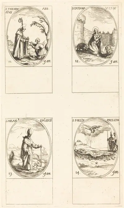 St. Theodosius; St. Tatiana; St. Hilary; St. Felix