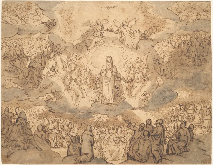 The Virgin, Queen of Heaven by Francesco Vanni
